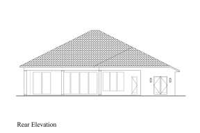Contemporary House Plan #207-00103 Elevation Photo