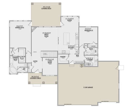 House Plan House Plan #28008 Drawing 1
