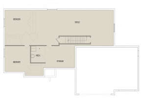 Basement for House Plan #8768-00108