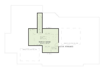 Bonus Room for House Plan #110-00016