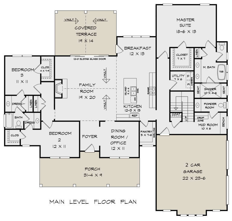House Plan House Plan #28011 Drawing 1