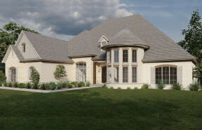 European House Plan #8318-00305 Elevation Photo