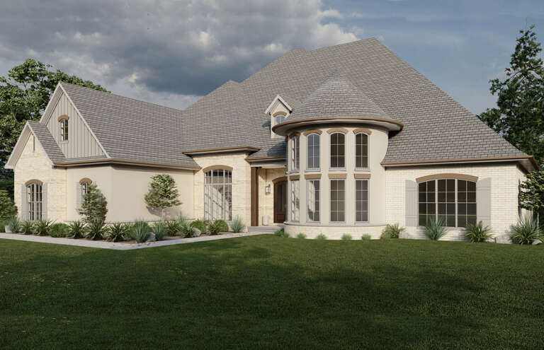 European House Plan #8318-00305 Elevation Photo