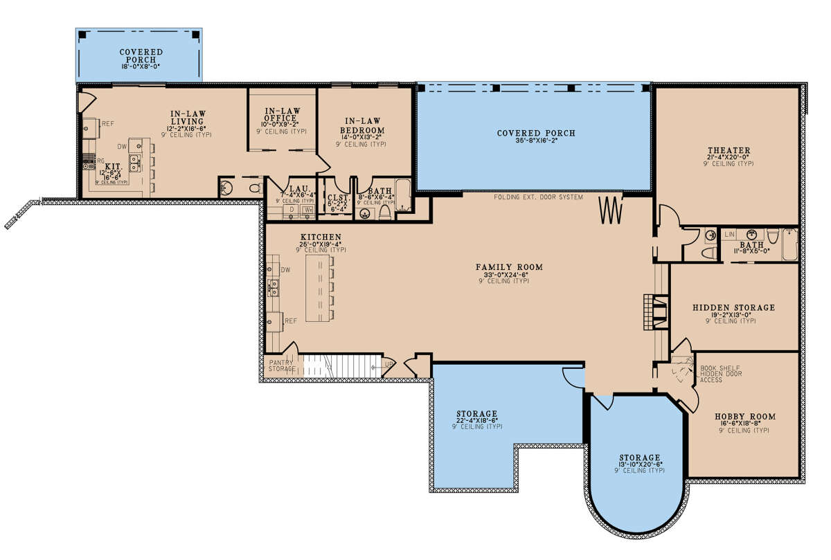 Basement for House Plan #8318-00305
