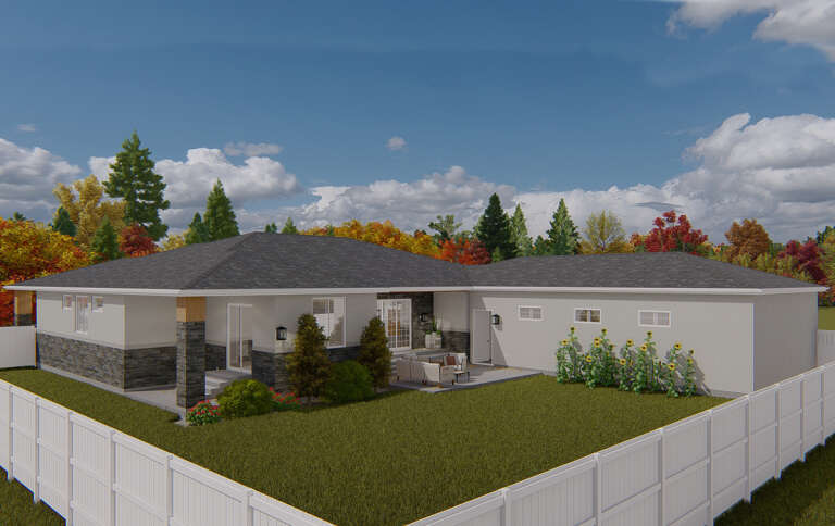 Traditional House Plan #2802-00186 Elevation Photo