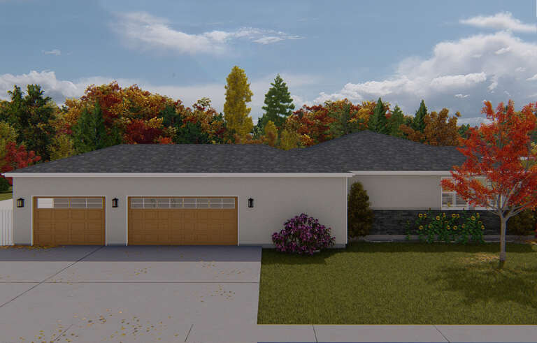 Traditional House Plan #2802-00186 Elevation Photo