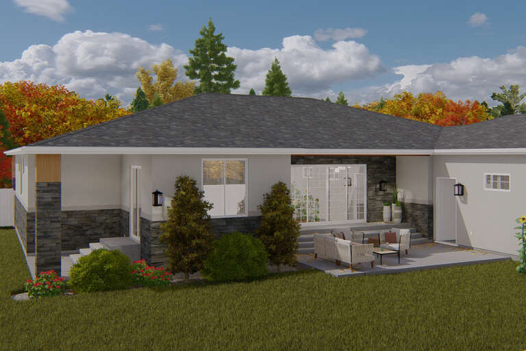 Traditional House Plan #2802-00186 Elevation Photo