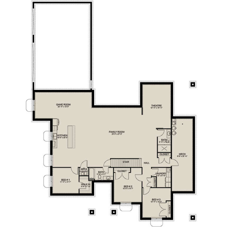 House Plan House Plan #28013 Drawing 2