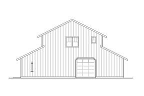 Barn House Plan #035-01033 Elevation Photo