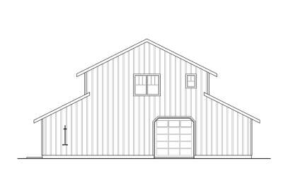 Barn House Plan #035-01033 Elevation Photo