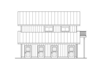 Barn House Plan #035-01033 Elevation Photo