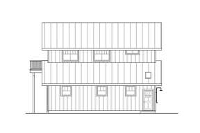 Barn House Plan #035-01033 Elevation Photo