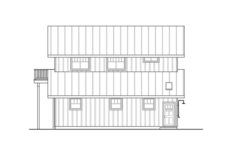 Barn House Plan #035-01033 Elevation Photo