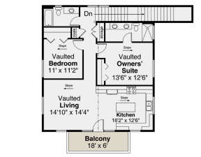 Second Floor for House Plan #035-01033