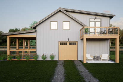 Barn House Plan #7174-00004 Elevation Photo