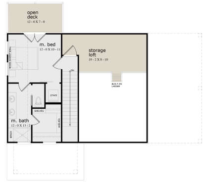 Second Floor for House Plan #7174-00004