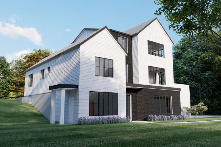 Modern House Plan #6422-00004 Elevation Photo
