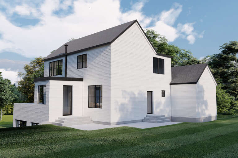 Modern House Plan #6422-00004 Elevation Photo