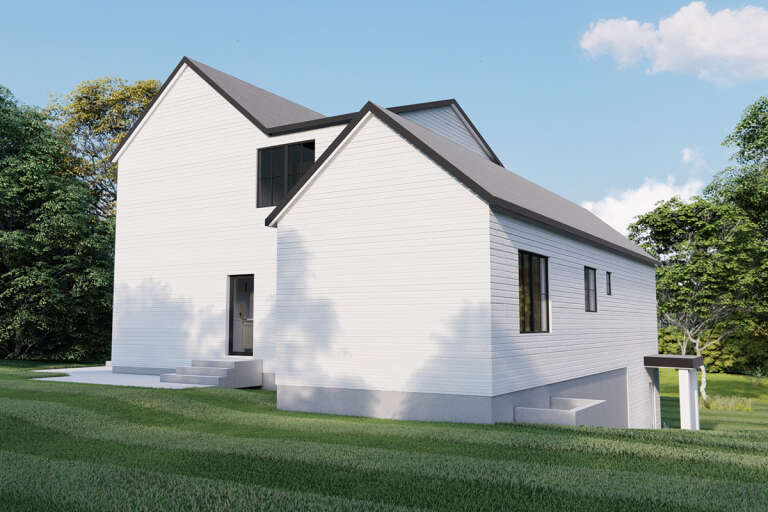 Modern House Plan #6422-00004 Elevation Photo