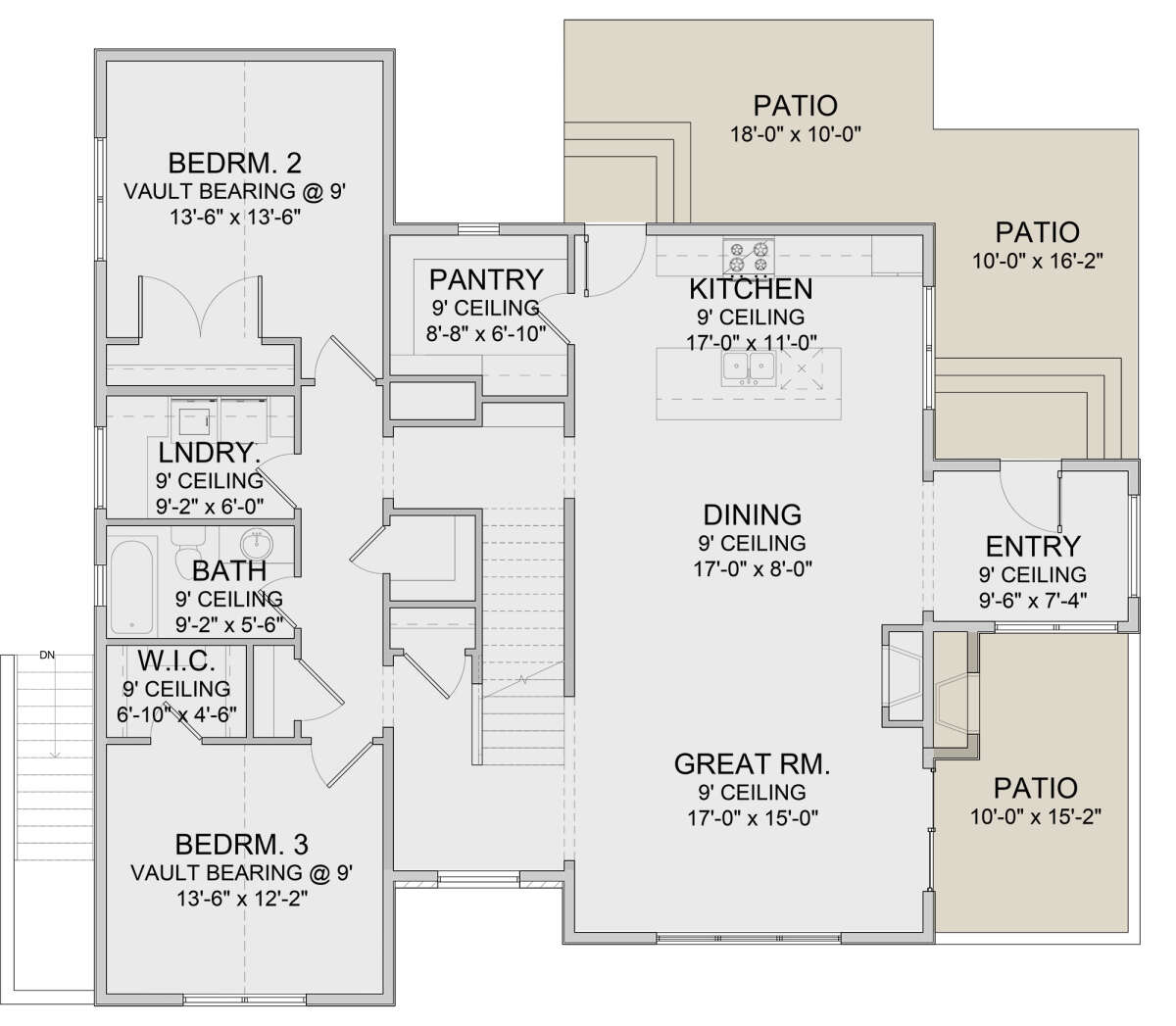 Main Floor  for House Plan #6422-00004