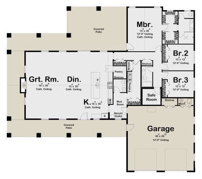 House Plan House Plan #28017 Drawing 1