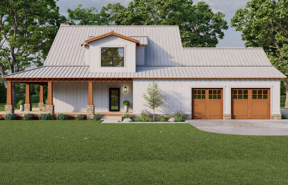 Farmhouse House Plan #8318-00306 Elevation Photo