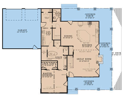 Main Floor  for House Plan #8318-00306
