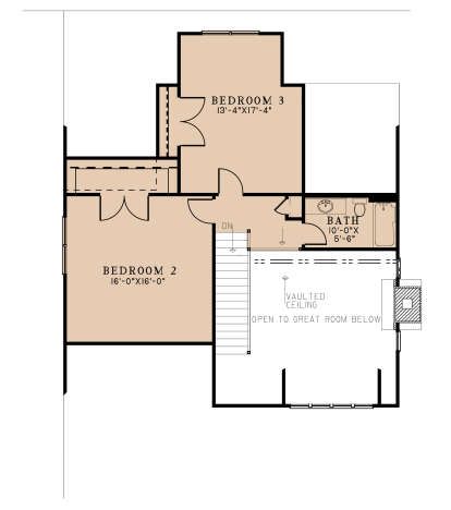 Second Floor for House Plan #8318-00306