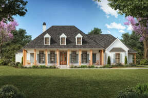 French Country House Plan #4534-00088 Elevation Photo