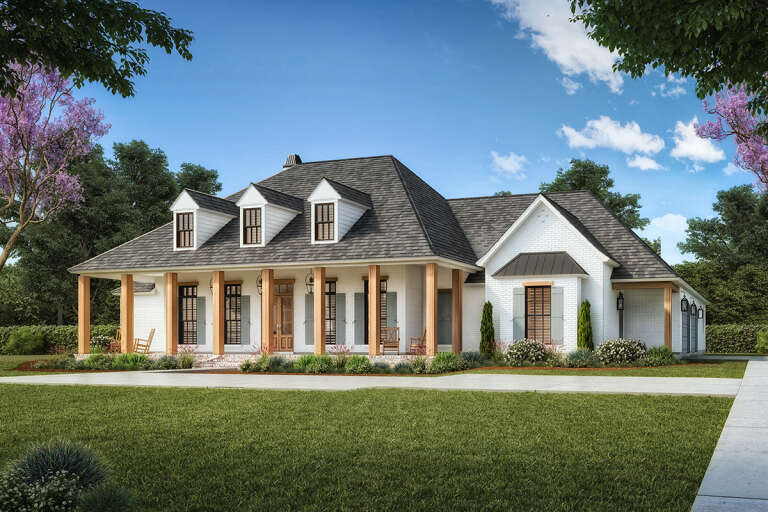 French Country House Plan #4534-00088 Elevation Photo