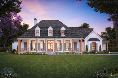 French Country House Plan #4534-00088 Elevation Photo