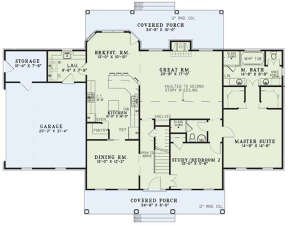 Main Floor for House Plan #110-00017