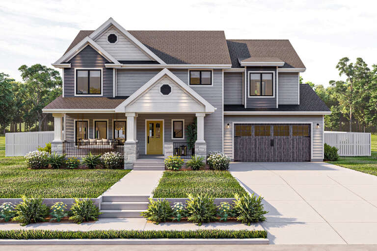 House Plan House Plan #28020 Front Elevation 