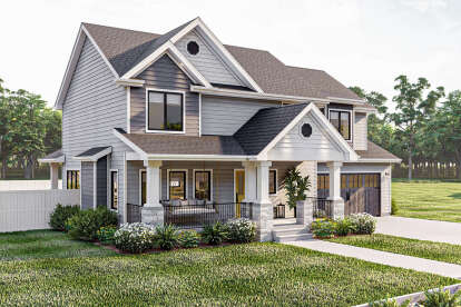 Craftsman House Plan #963-00696 Elevation Photo