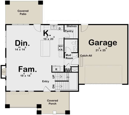 House Plan House Plan #28020 Drawing 1