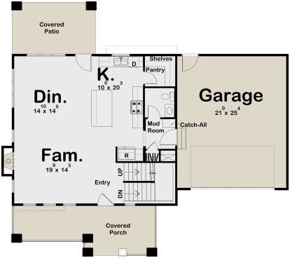 Main Floor  for House Plan #963-00696