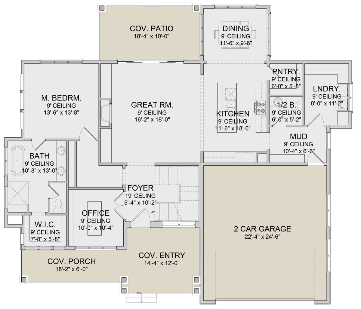 Main Floor  for House Plan #6422-00005