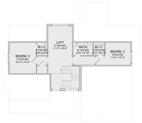 Second Floor for House Plan #6422-00005