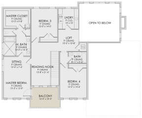 Second Floor for House Plan #6422-00007