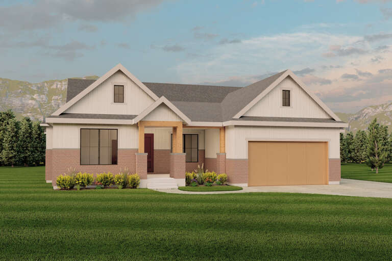 Traditional House Plan #6422-00008 Elevation Photo