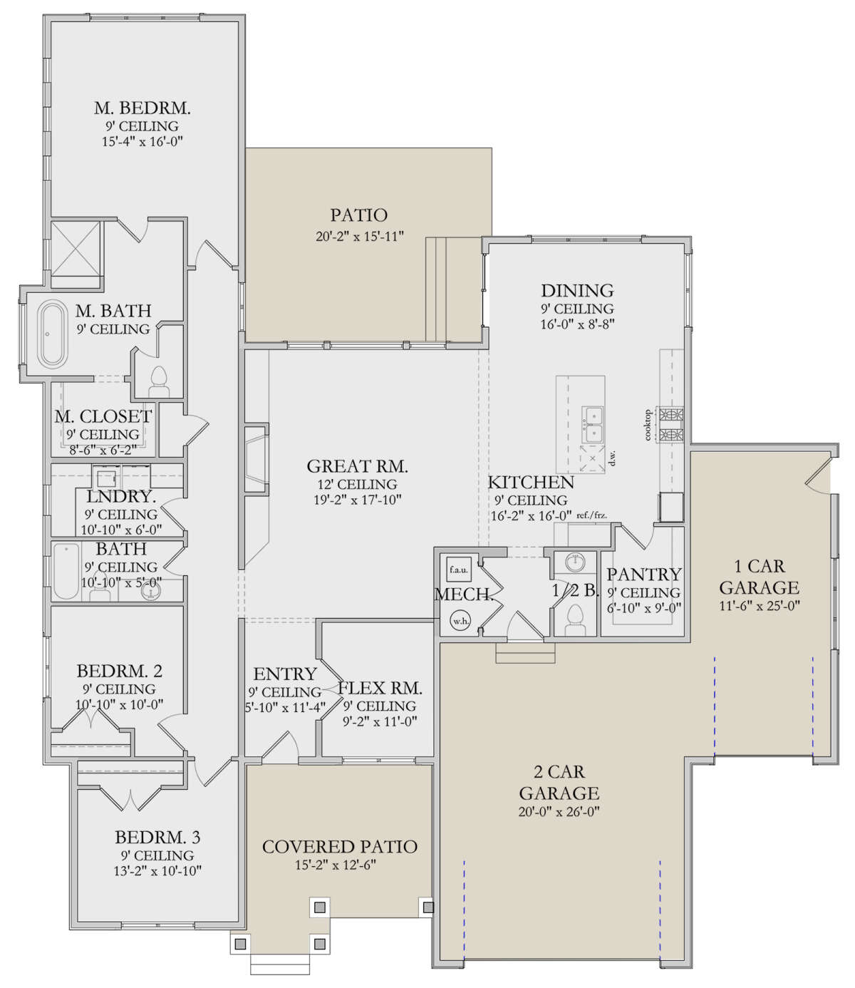 Main Floor  for House Plan #6422-00008