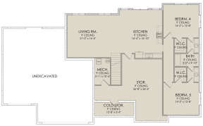Walkout Basement for House Plan #6422-00009