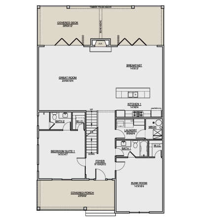 House Plan House Plan #28028 Drawing 1
