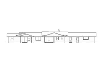 Ranch House Plan #035-01034 Elevation Photo