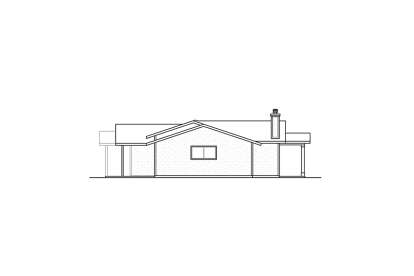 Ranch House Plan #035-01034 Elevation Photo