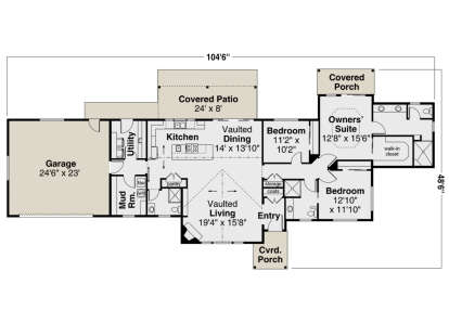 Main Floor  for House Plan #035-01034