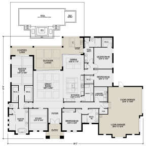 Main Floor  for House Plan #207-00105