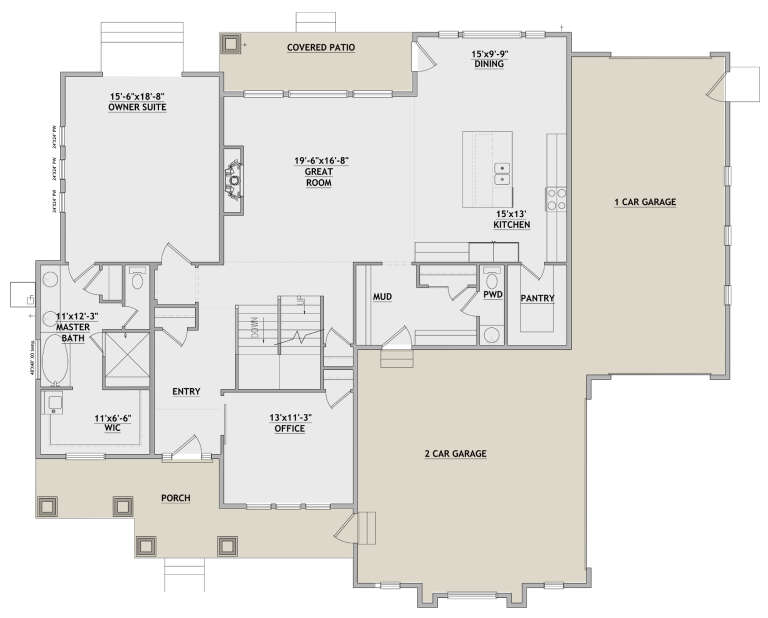 House Plan House Plan #28032 Drawing 1