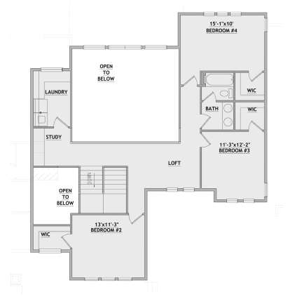 Second Floor for House Plan #8768-00110