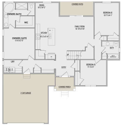 House Plan House Plan #28036 Drawing 1